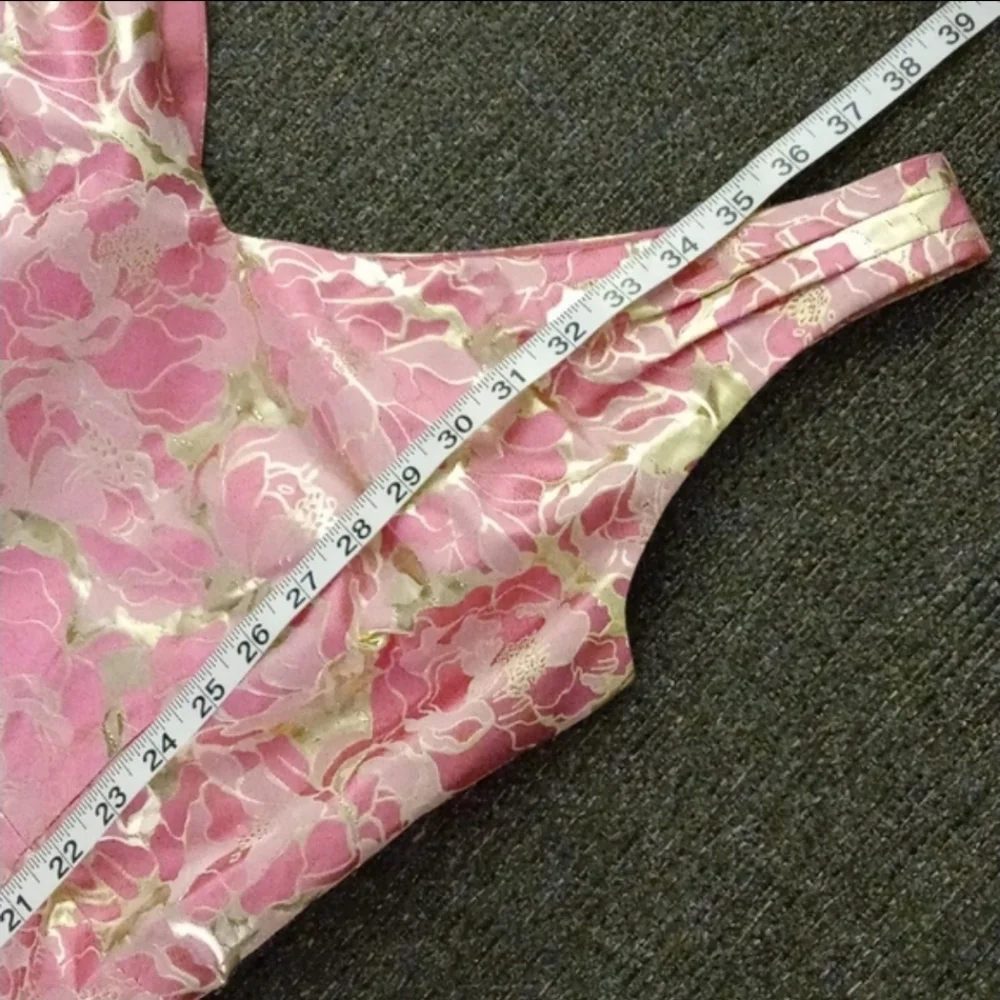 💝HTF Lilly Pulitzer💝 - Kimi Metallic Jacquard Dress